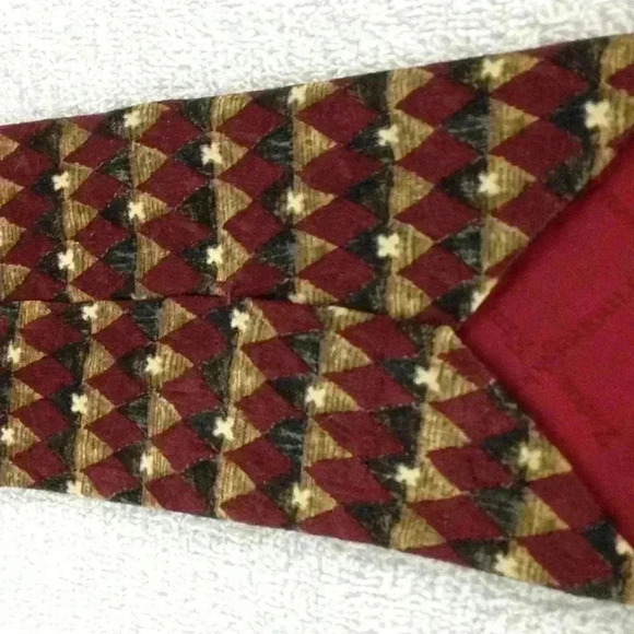 ERMENEGILDO ZEGNA Multi-Color Silk Tie  59" x 3.7" - Picture 3 of 4